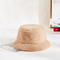 58cm Sıcak Kış Peluş Sahte Vizon Kürk Kova Şapka
