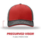 %40 Polyester Düz Kenarlı Snapback Şapkalar Kişiselleştirilmiş Richardson Trucker Şapkaları