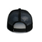 Yaz Siyah Örgü Düz Ağız Snapback Şapkalar Özel Yamalar Logo Hip Hop Kamyon Şoförü Şapkası