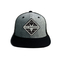 Yaz Siyah Örgü Düz Ağız Snapback Şapkalar Özel Yamalar Logo Hip Hop Kamyon Şoförü Şapkası