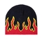 Moda Ateş Tasarımı Örgü Bere Şapkalar Dokuma Etiket Karakter Tarzı