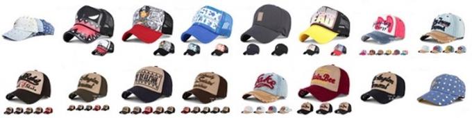 Nakış Stil 5 Panel Beyzbol Şapkası / Unisex Açık Güneş Pamuk Golf Kapaklar