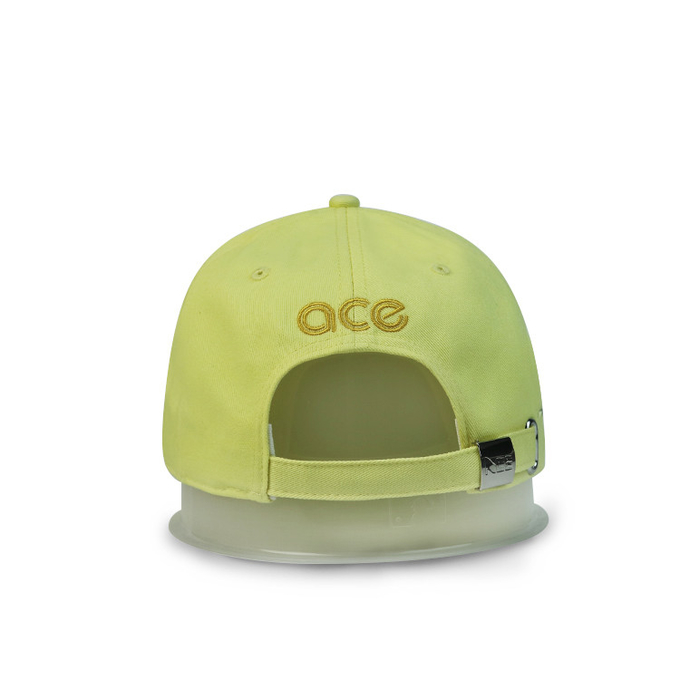 Yeşil Polyester 5 Panel Beyzbol Şapkası Düz Vizör / Pamuk Golf Kapakları