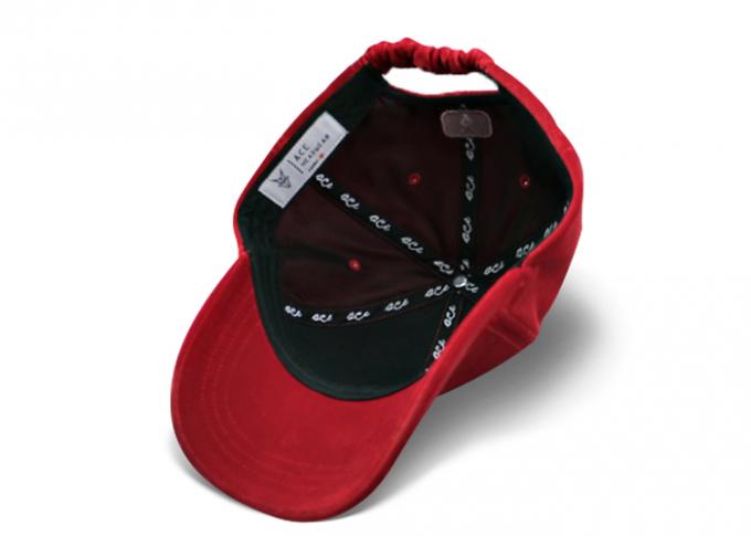 Morumsu kırmızı baba kap güneşlik kavisli pleuche nakış logosu
