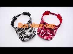 BSCI Fabrika Özel Dijital Baskı Kamuflaj Spor Golf Şapkası Ayarlanabilir Plaj Güneşlik Şapka