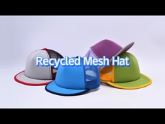 Yüksek Dayanıklılık Kontrast Dikiş Snapback Kapama ile Düz Kenarlıklı Ağ Kapak