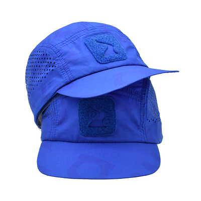 Orta Kenar Uzunluğu ve Astarlı Pamuk Naylon Polyester 5 Panel Kampçı Şapkası