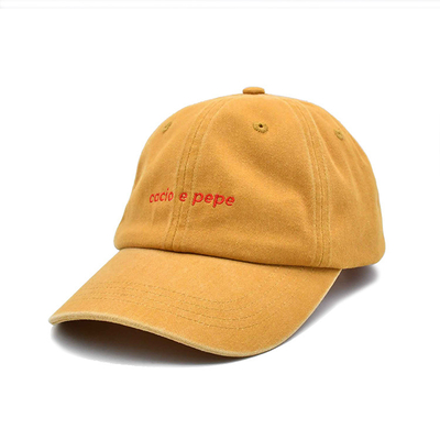 Kişiselleştirilmiş logo nakışlı tüm mevsim baba şapkası Unisex eşleşen kumaş rengi gözlük