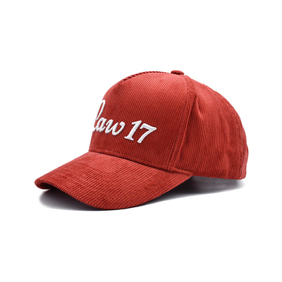 Düzenlenebilir Kemer 5 Panel Beyzbol Başlığı Güçlendirilmiş Dikişlerle Ve Eğilmiş Vizörle