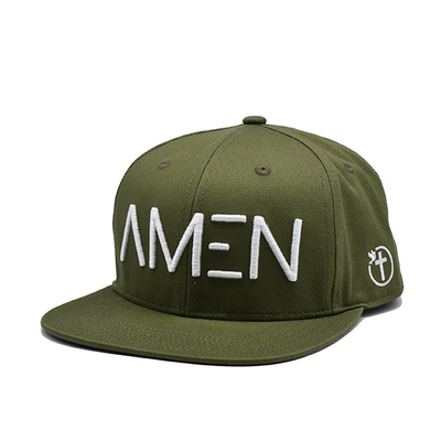 Özel Logo Kolay Pamuklu Nakışlı Snapback Şapka