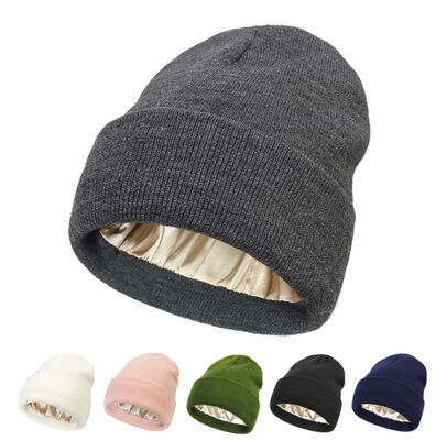 Beanie Stili Dikiş Beanie Şapkalar Akrilik Yün Poliester Merino Yetişkin Şapka Çember Hafif Nefes Alıcı Kış Şapkası