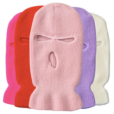 3-Delikli Şapka Tricked Full Face Ski Mask Kış Balaclava Sıcak Tricked Full Face Mask Açık Hava Sporları Cadılar Bayramı Hediyesi