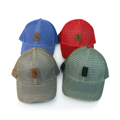 Full Mesh 6 Panel Quick Dry 58cm Gömme Beyzbol Şapkası