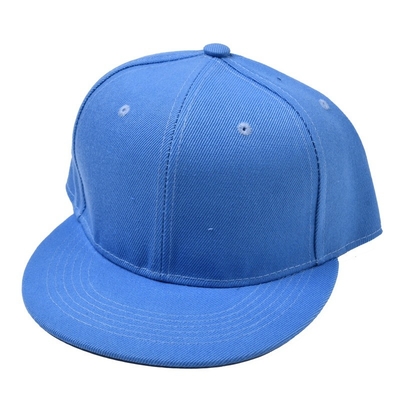 Bahar için Ayarlanabilir Açık Düz 6 Panel Snapback Beyzbol Şapkası Düz ​​Brim