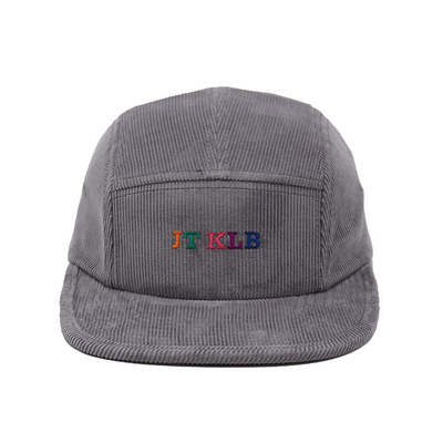 Gri 5 Panel Kamyon Şoförü Şapkası Visor Unisex Premium Beyzbol Şapkası Snapback Ayarlanabilir Tek Boyut