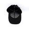 Siyah Su Geçirmez Spor Beyzbol Şapkası Dikişsiz Mühür Spor Koşu Şapkası 60cm
