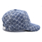 4 Delikli Yıkanmış Pamuklu Kot Beyzbol Şapkası Logolu İşlemeli