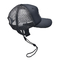 Siyah 5 Panel Spor Şoför Şapkası Polyester File Geri İşlemeli Özel Logo