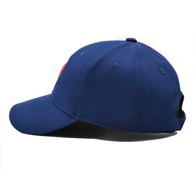Mavi 54cm 6 Panel Pamuklu Beyzbol Şapkaları Unisex Ayarlanabilir Özel Logo