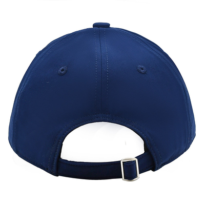 Mavi 54cm 6 Panel Pamuklu Beyzbol Şapkaları Unisex Ayarlanabilir Özel Logo