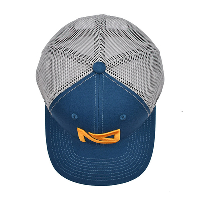 6 Panel Ön Kavisli Kenar Örgü Snap Back Spor Şapkaları 3D İşlemeli Logo 112 Marka Stilleri Kamyon Şoförü Şapkası
