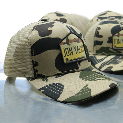 Özel Gorra Kamuflaj Örgü Kamyon Şoförü Şapkası Kavisli Ağız Taktik Şoför Şapkaları Özel Logo