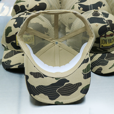 Özel Gorra Kamuflaj Örgü Kamyon Şoförü Şapkası Kavisli Ağız Taktik Şoför Şapkaları Özel Logo