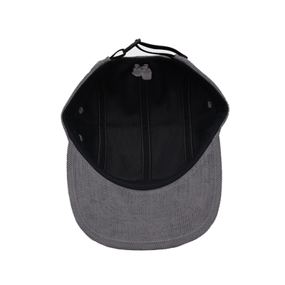 Pamuk Corduroy Yapılandırılmamış 5 Panel Camper Kapak Dışarıda Koşmak İçin