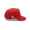 Klasik Kavisli Vizör Beş Panelli 4 Delikli Beyzbol Şapkası Kırmızı