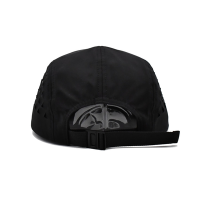 Logo Dokuma Etiket Ects ​​Lazer Kesim Panelli Özelleştirilmiş 5 Panel Camper Şapka
