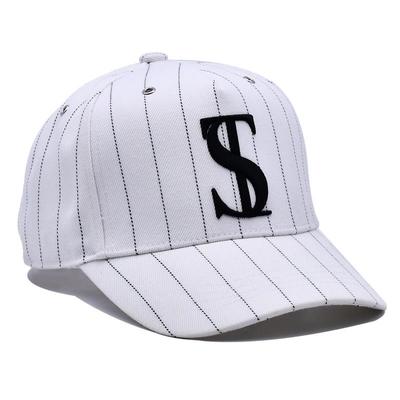 Ürün adı ile logo nakışlı yapılandırılmamış 5 panel beyzbol şapkası