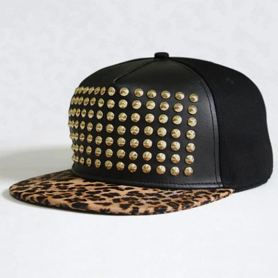 Alt Taç 5 Panel Snapback Kapak Neylon kumaş 2 gözlüklü kemerli