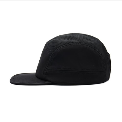 Özel 5 Panel Camper Şapka 5 Panel Flat Bill Snap Back Snapback Polyester Şapka