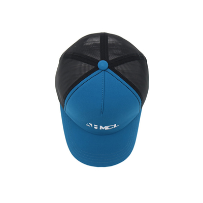 Yaz 5 Panel Kamyoncu Şapkası Özel Logo nakışlı Seyahat Spor Beyzbol Şapkası Mesh Erkekler Plain Foam Blank