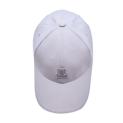 Özelleştirilebilir 6 Panel Beyzbol Başlığı Eğimli Zirve Tarzı Kauçuk Yama Logo