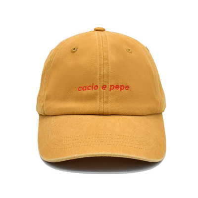 Kişiselleştirilmiş logo nakışlı tüm mevsim baba şapkası Unisex eşleşen kumaş rengi gözlük