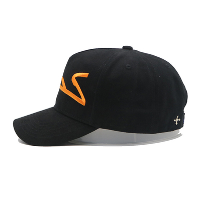 3D nakışlı logo ve eşleşen kumaş rengi dikiş ile özel 5 panel beyzbol şapkası