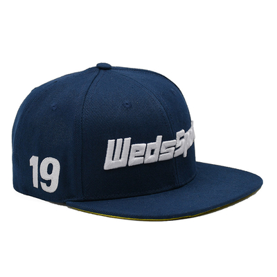 Erkekler İçin Pamuk Düz Bill Gorras 3D İşlemeli Snapback Şapkalar