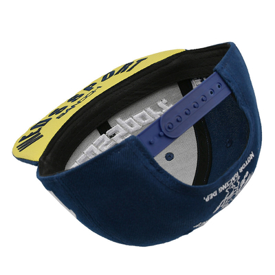 Erkekler İçin Pamuk Düz Bill Gorras 3D İşlemeli Snapback Şapkalar