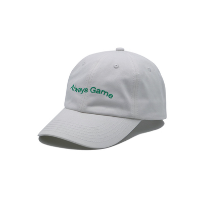 Düzenebilir kemer ve pamuklu kumaşlı nakışlı logo 6 panel beyzbol şapkası