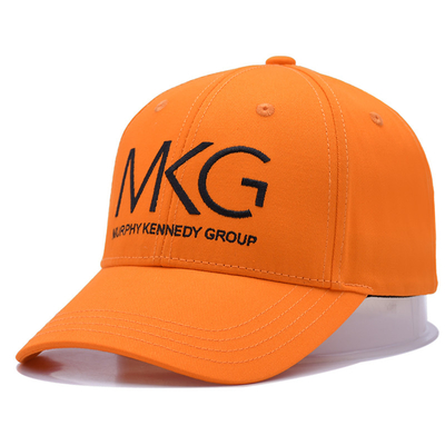Yapılandırılmış Ön Panel Altı Panelli Beyzbol Başlığı Kömür Kumaşları Kırık Logo ile