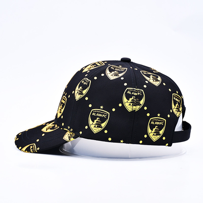 Özel ekran baskı Logo Yapılandırılmamış 6 Panel Beyzbol Kapakı Eğimli Vizörle
