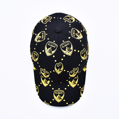 Özel ekran baskı Logo Yapılandırılmamış 6 Panel Beyzbol Kapakı Eğimli Vizörle