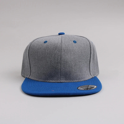 Yeni Yetişkinler 6 Panel Snapback Kapak Özel İki Tonu Düz Kenar Snapback Kapak