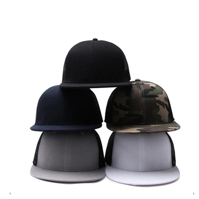 Unisex Mesh Trucker Kapaklı, nakışlı logo ve iç bant baskı ile