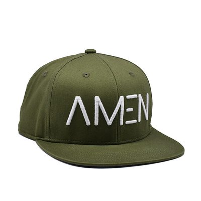 Özel Logo Kolay Pamuklu Nakışlı Snapback Şapka