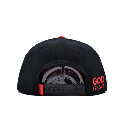 3 boyutlu nakışlı logo ve iç bant baskı dokuma etiketi ile ayarlanabilir boyutlarda Snapback şapka