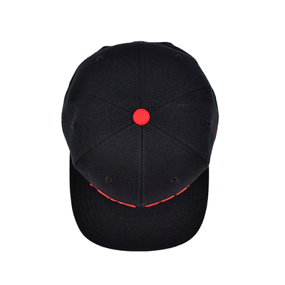 3 boyutlu nakışlı logo ve iç bant baskı dokuma etiketi ile ayarlanabilir boyutlarda Snapback şapka