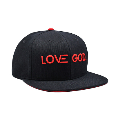3 boyutlu nakışlı logo ve iç bant baskı dokuma etiketi ile ayarlanabilir boyutlarda Snapback şapka