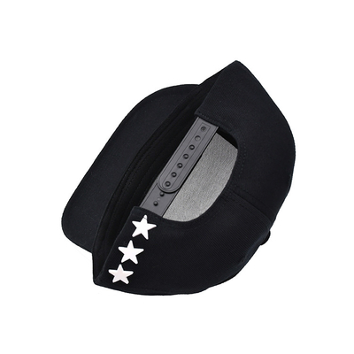 Özel Kauçuk Patch Düz Kenarlı Unisex Snapback Şapkalar